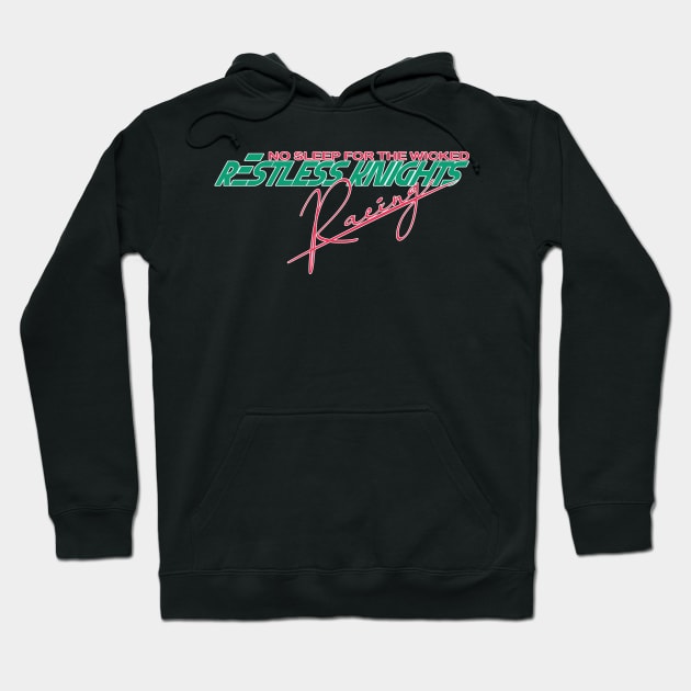 Restless Knights Racing V1 Green Hoodie by Jsaviour84